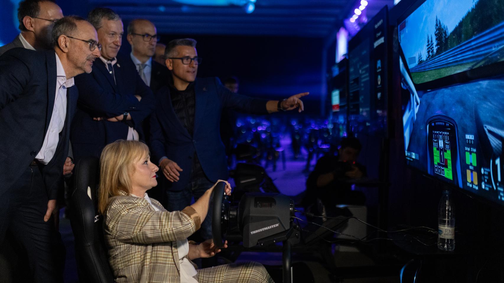 La consejera Leticia García en la Inauguración del evento 'CyL Games Show' de la pasada edición.