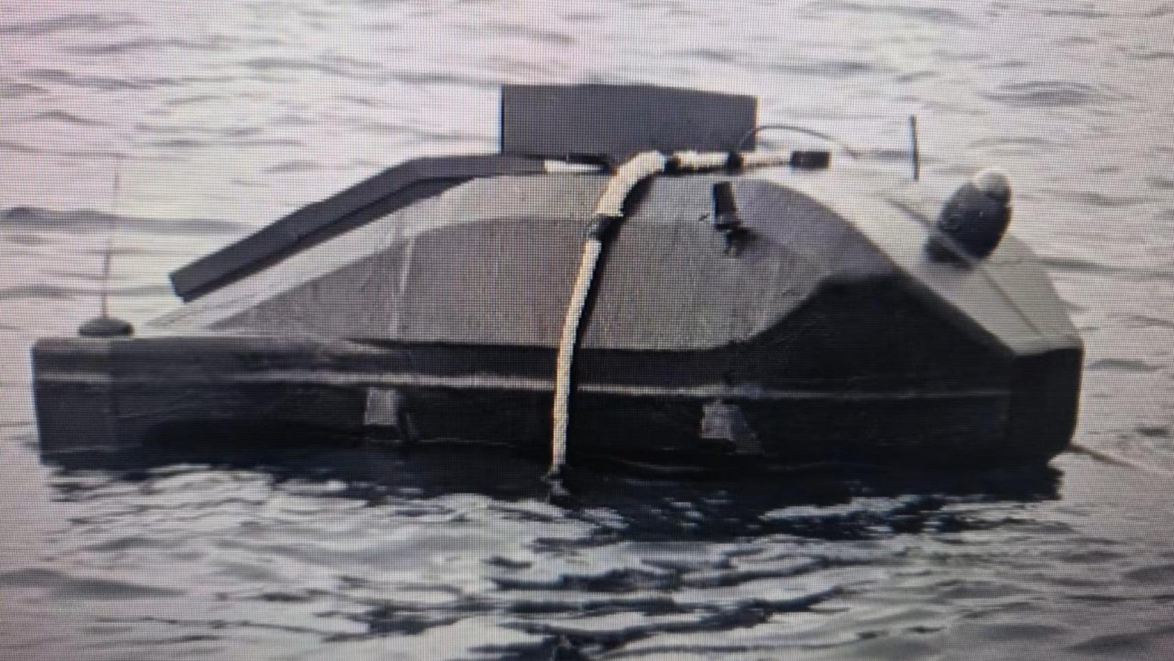 Dron submarino intervenido en aguas del Estrecho sin carga de droga.