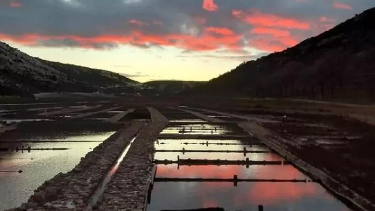 Las salinas de Saelices de la Sal.
