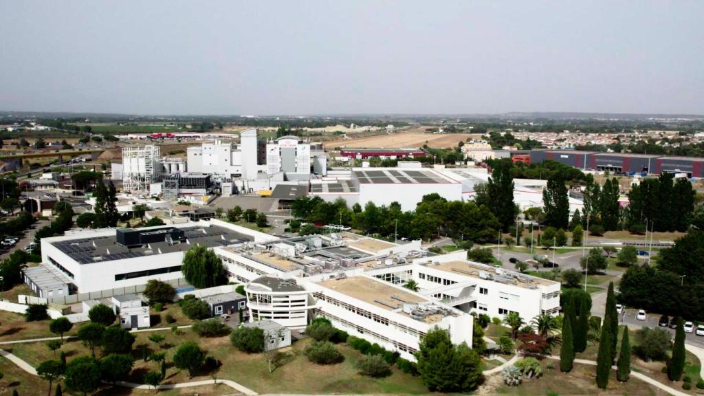 La fábrica de Royal Canin vista desde lo alto.