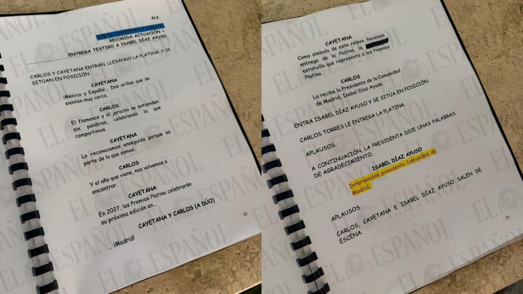 Ayuso iba a dar un discurso en los Premio Platino y recoger el testigo de la próxima edición antes del boicot de Sheinbaum Ayuso iba a dar un discurso en los Premio Platino y recoger el testigo de la próxima edición antes del boicot de Sheinbaum