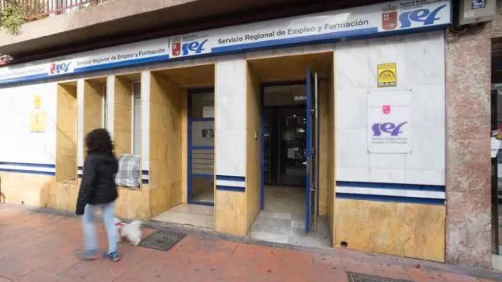Una oficina del Servicio de Empleo y Formación en Murcia.