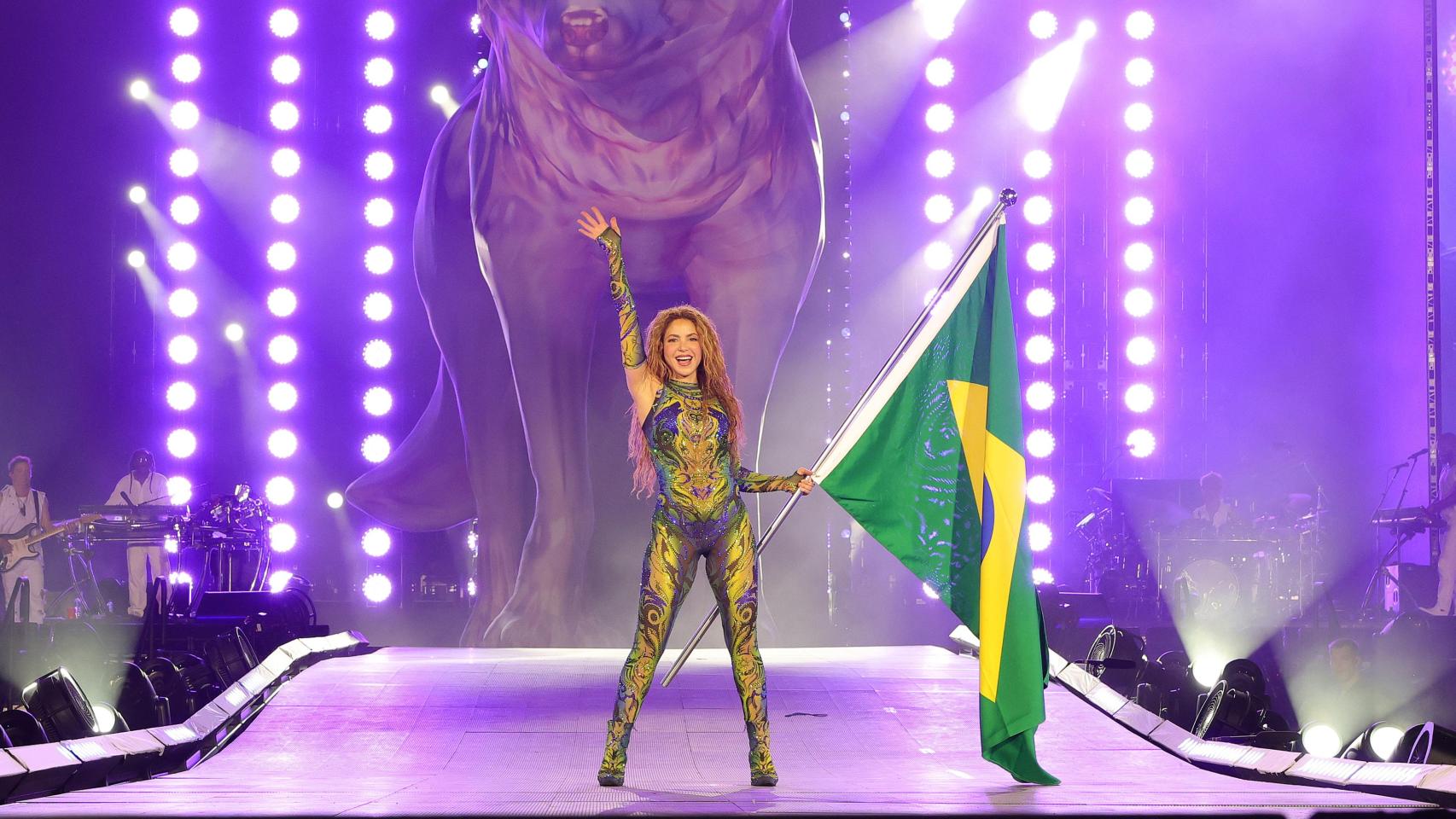 Shakira en su último concierto de Río de Janeiro.