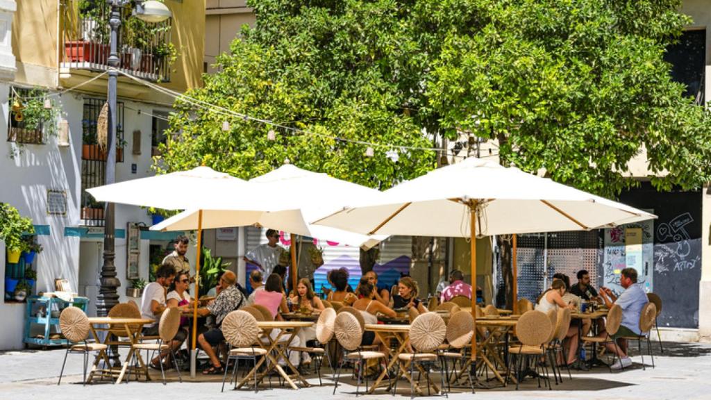 Terraza de un bar.