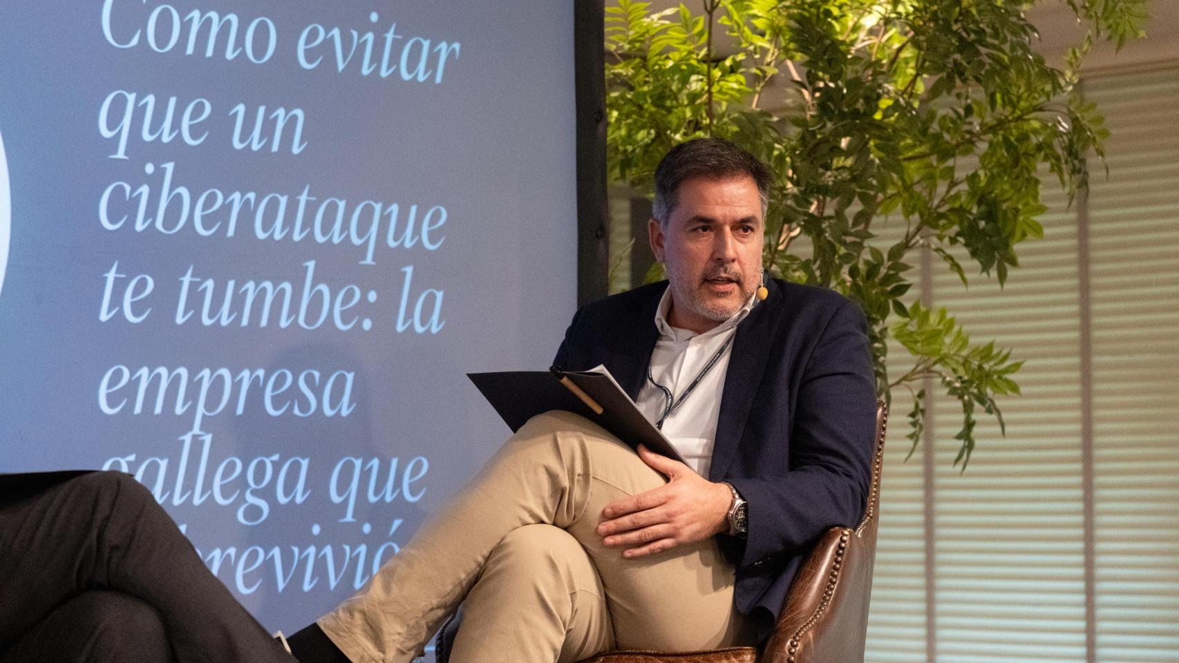Marcos Díaz Molk, socio gerente del Grupo Dimolk, cuenta en el Foro Empresa Resiliente de Quincemil su experiencia