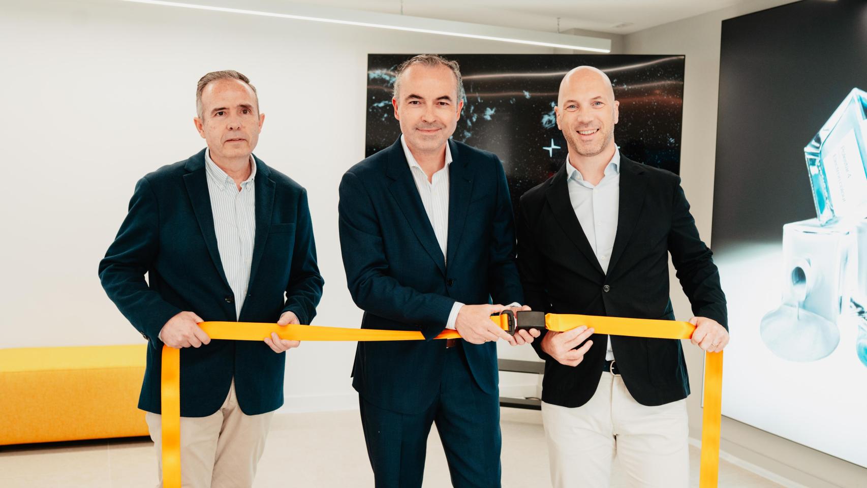 Un momento de la inauguración de Polestar en Málaga.