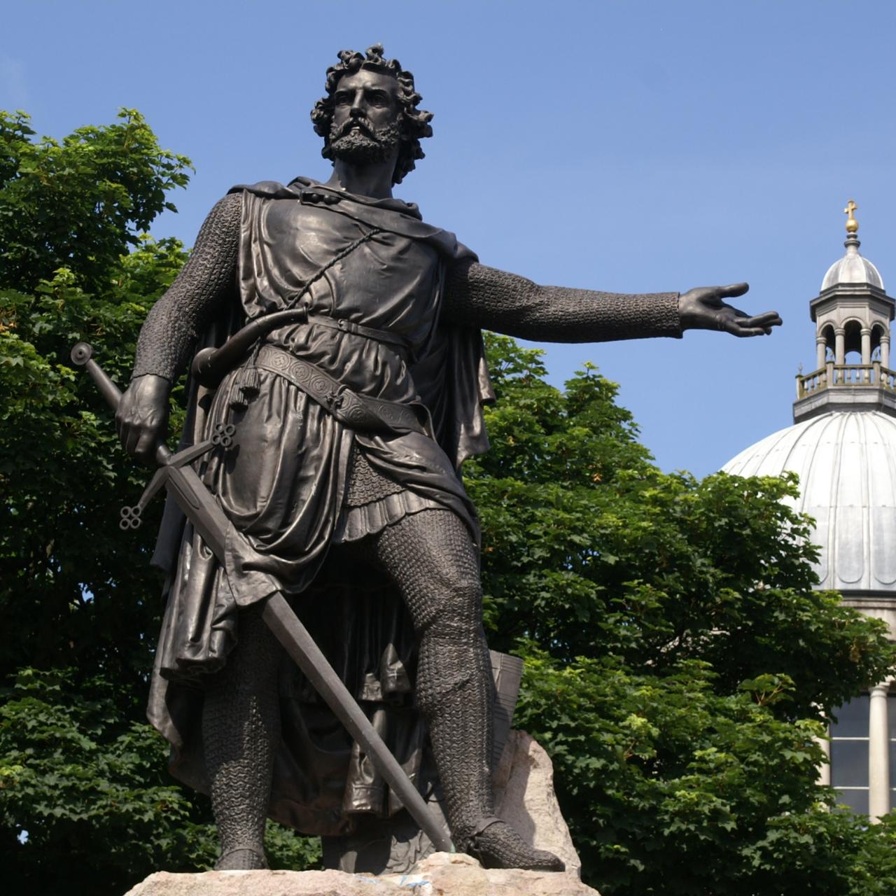 Estatua de William Wallace en Aberdeen. https://es.wikipedia.org