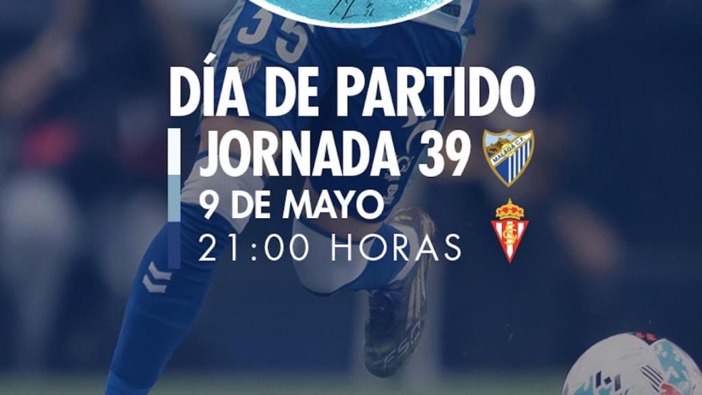 Málaga CF vs. Sporting de Gijón de Segunda División 2025-2026