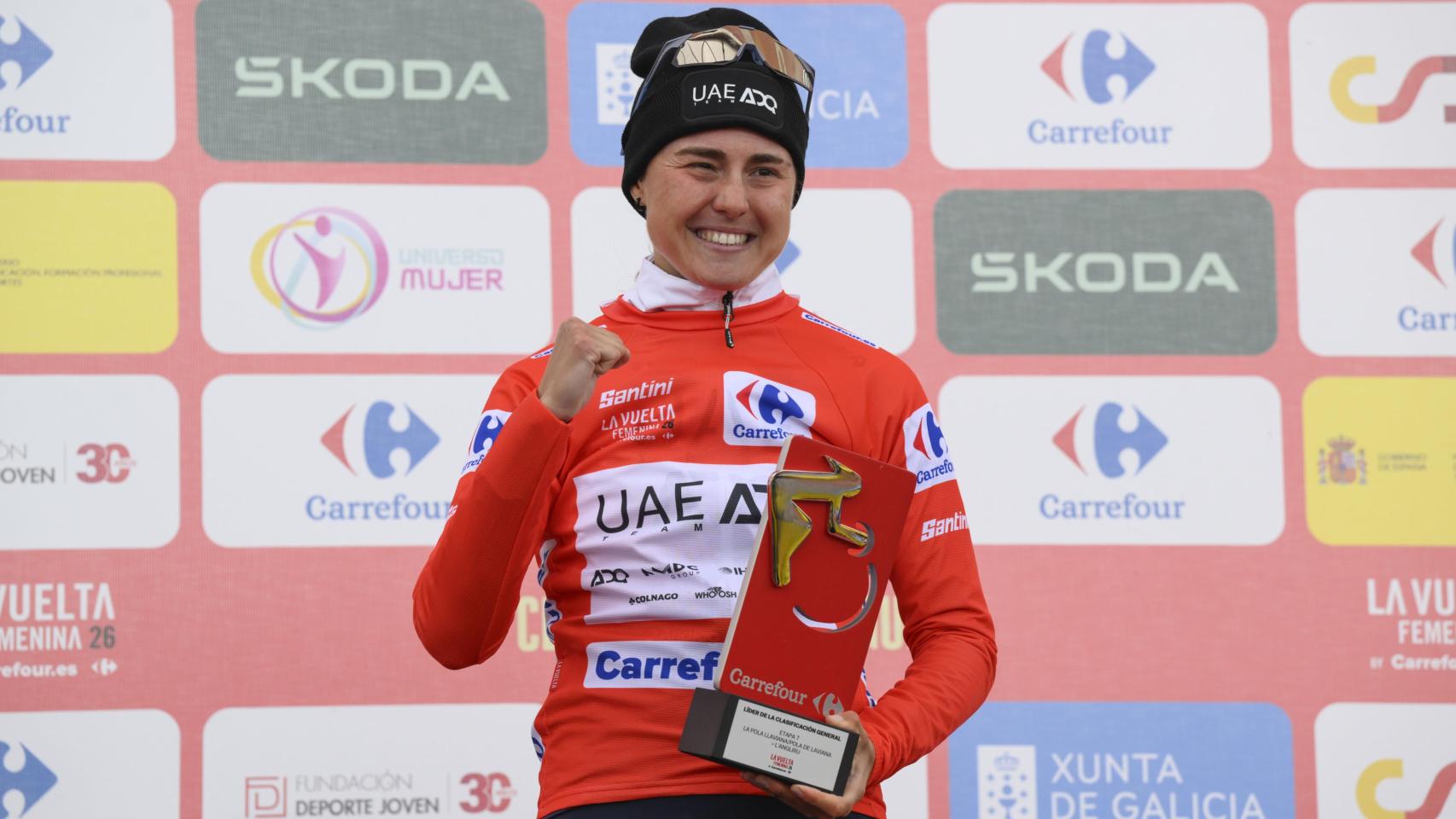 Paula Blasi, ganadora de La Vuelta Femenina.