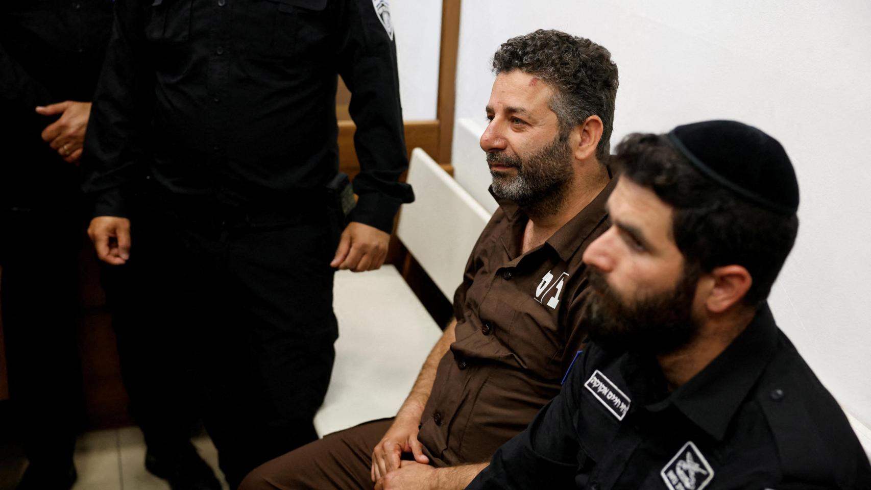 El activista Saif Abu Keshek , miembro de la Flotilla Global Sumud detenido por Israel.
