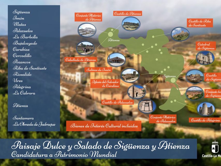 Mapa de la candidatura.
