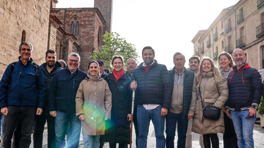 Paco Núñez durante su participación en la 60 Marcha Diocesana a Barbatona (Guadalajara).