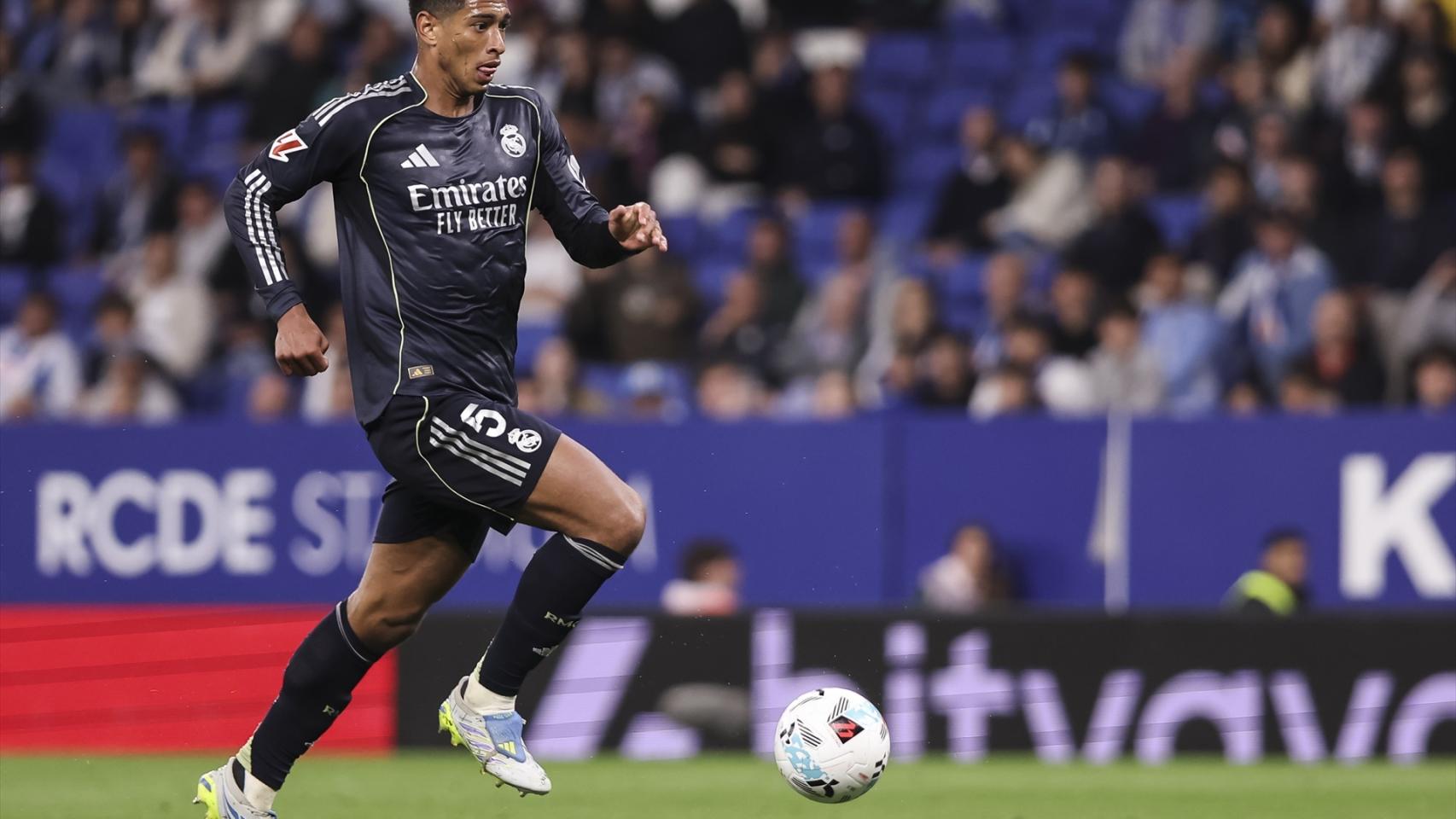 Bellingham durante el partido contra el Espanyol. 