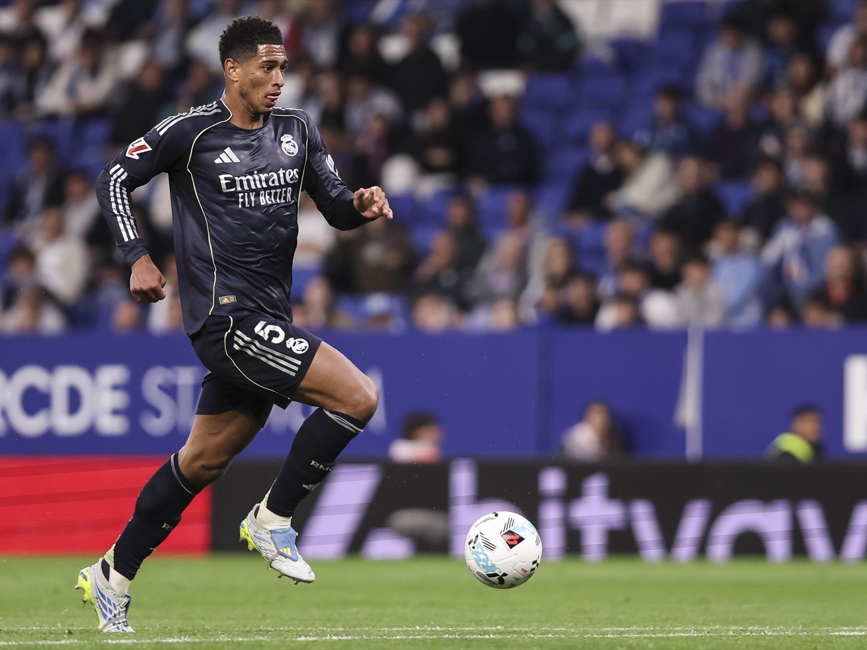Bellingham durante el partido contra el Espanyol. 