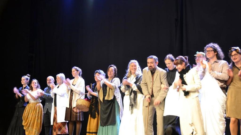 Alumnos de la Escuela Municipal de Teatro de Vigo. 