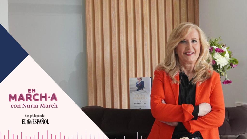 La presentadora y escritora, en una fotografía del día de la grabación del pódcast.