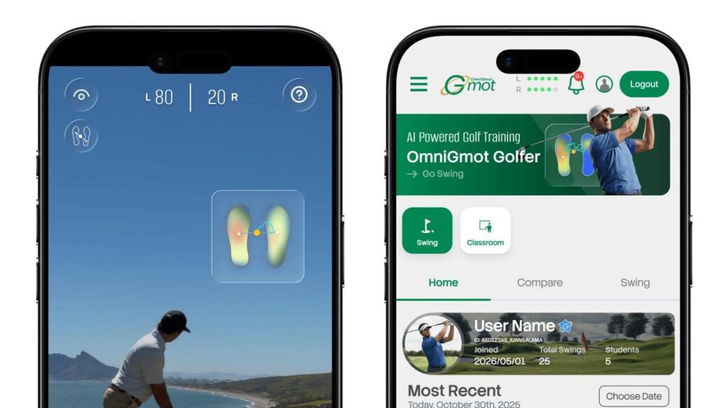 App de OmniGmot Golfer