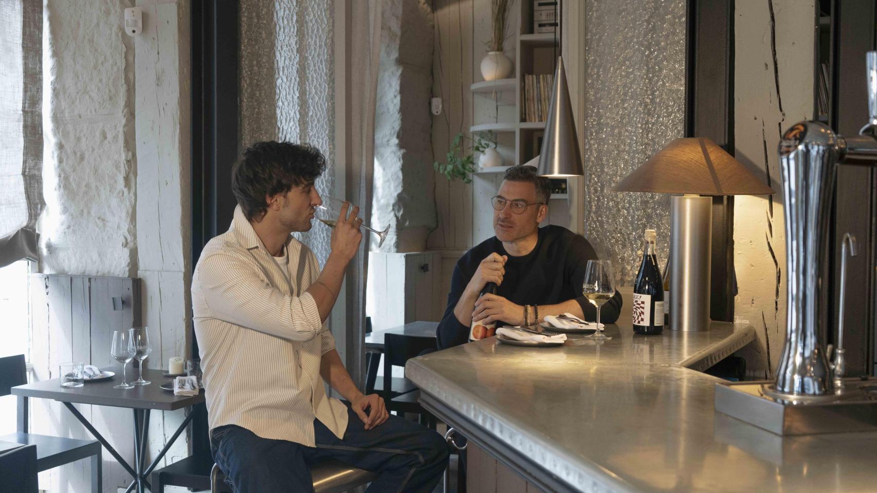 Carlos Moreno Fontaneda y Agustín Montesinos en el restaurante Sardö. 