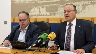 Rueda de prensa para avanzar los presupuestos de Talavera. Foto: Ayuntamiento. 