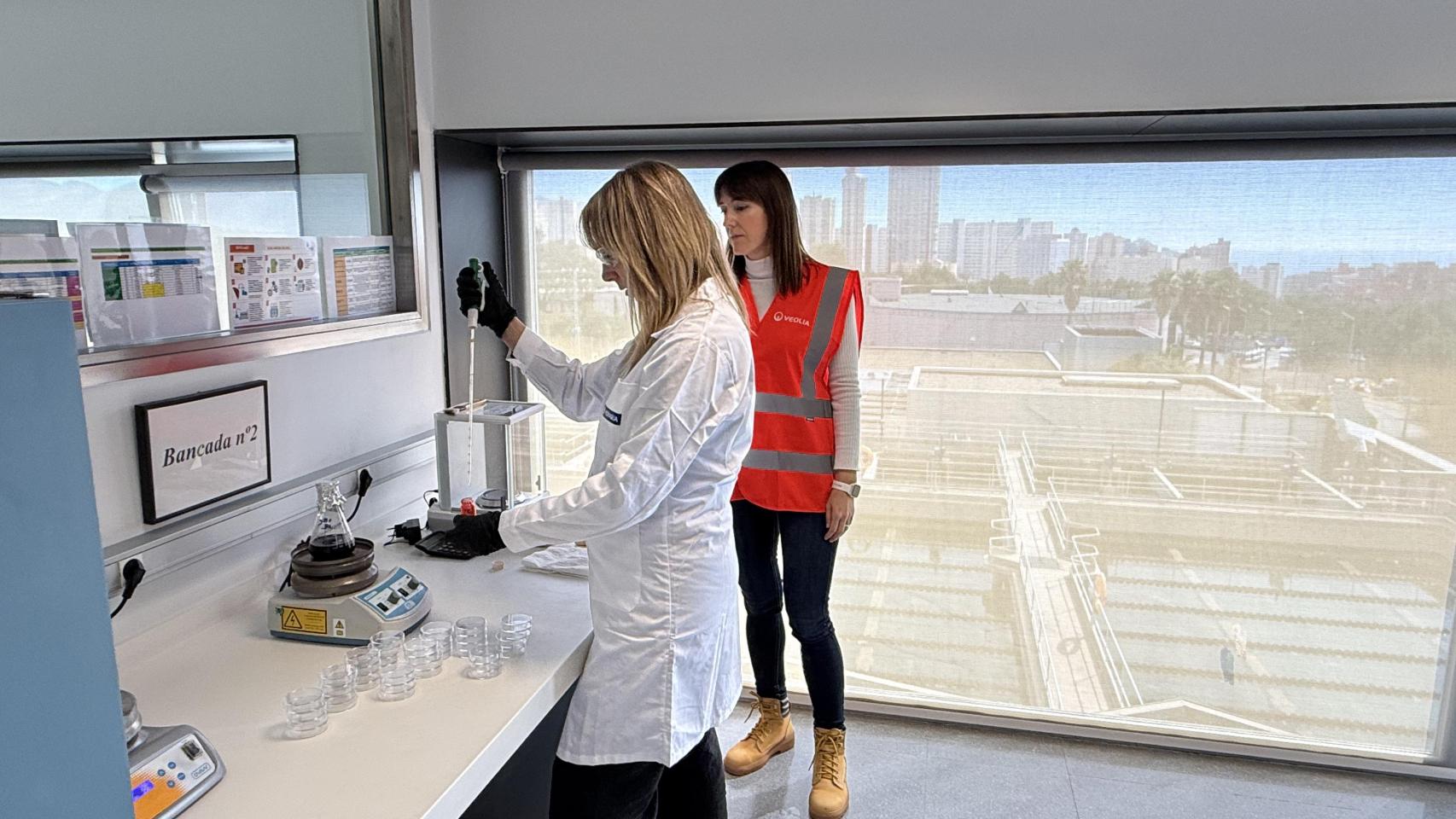 Trabajadoras de Veolia.