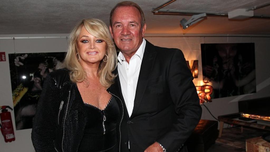 Bonnie Tyler y su marido, Robert Sullivan.