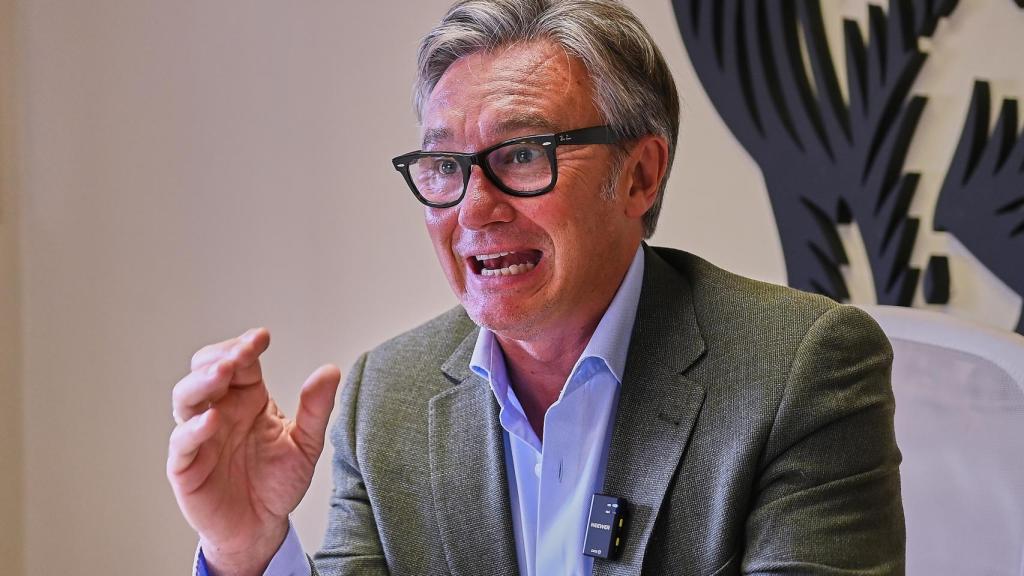 El candidato de Vox, en la entrevista con EL ESPAÑOL