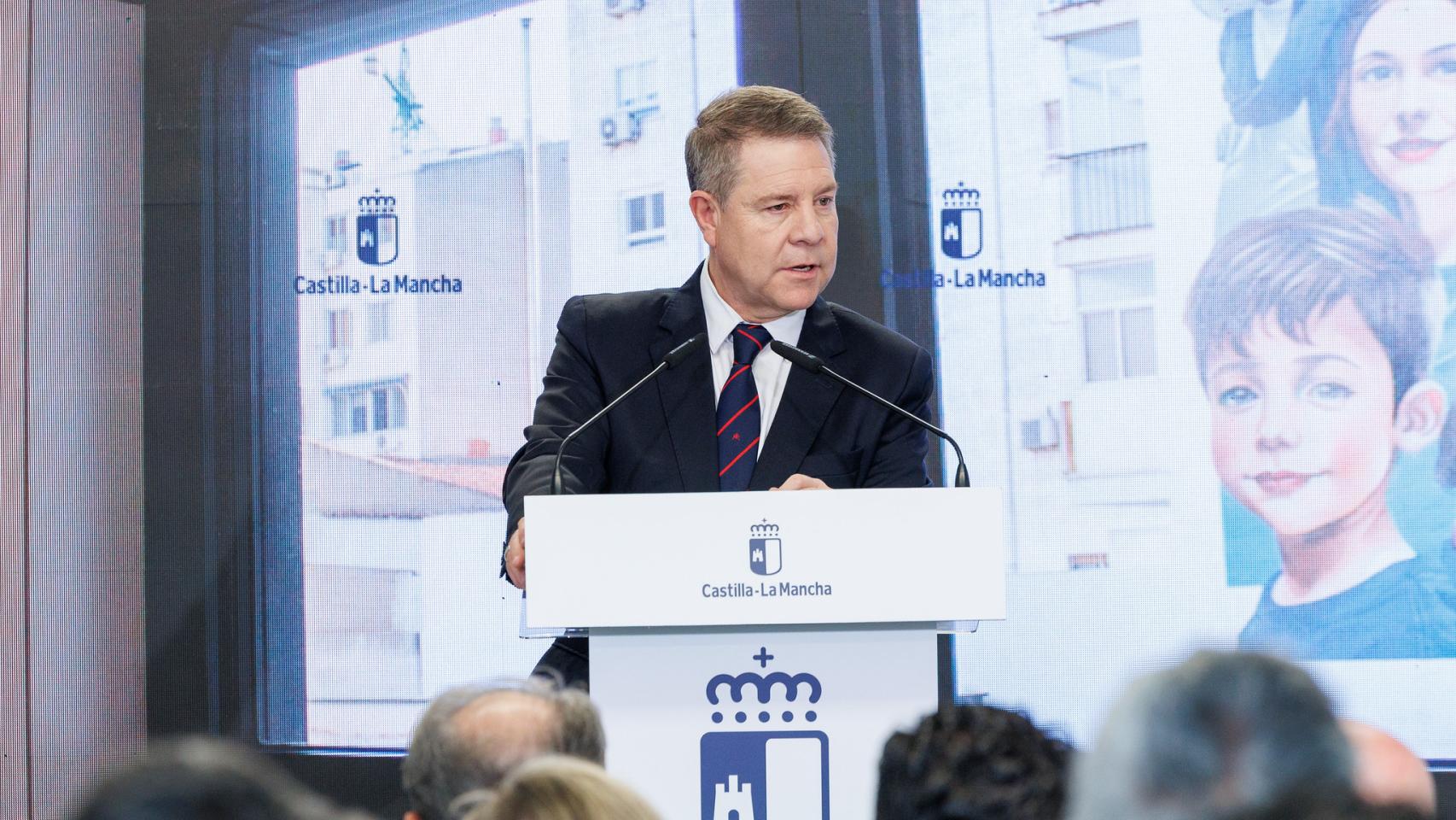 Emiliano García-Page, presidente de Castilla-La Mancha. Foto: JCCM.