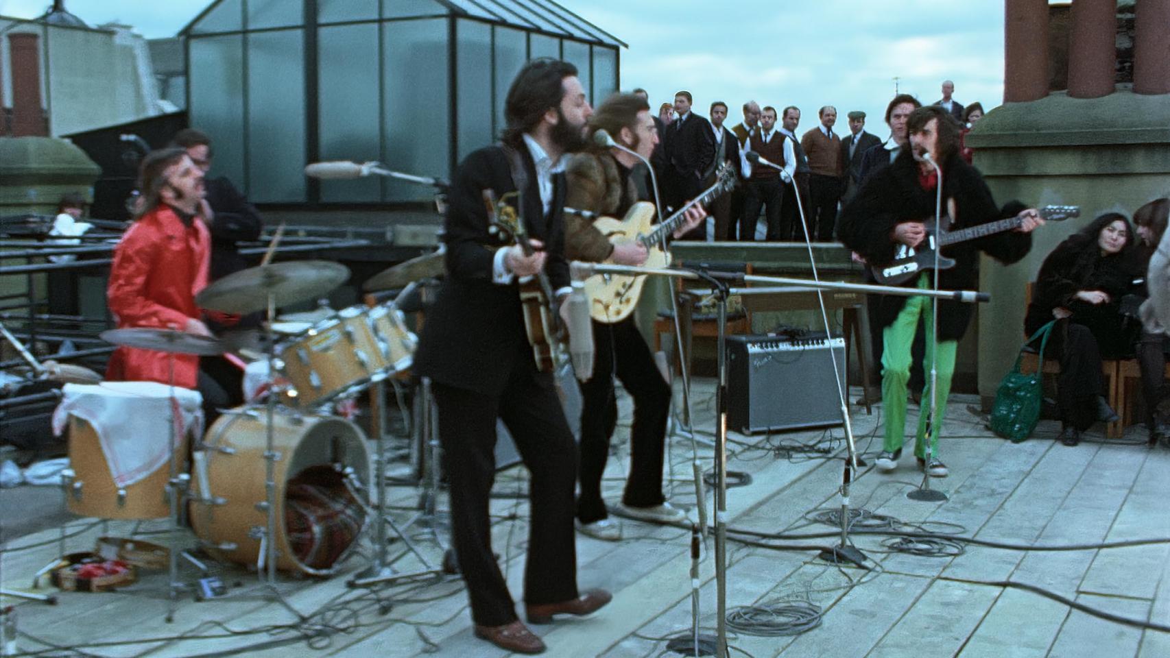 Un fotograma del documental 'The Beatles: Get back', dirigido por Peter Jackson