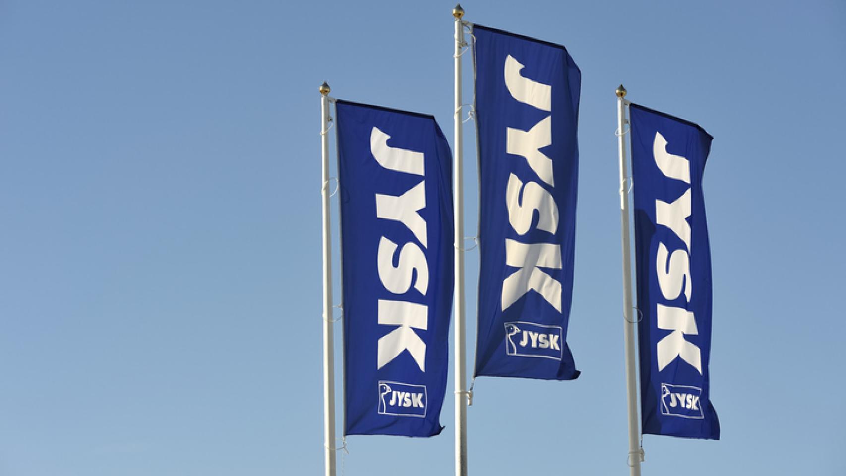 Logo de Jysk. 