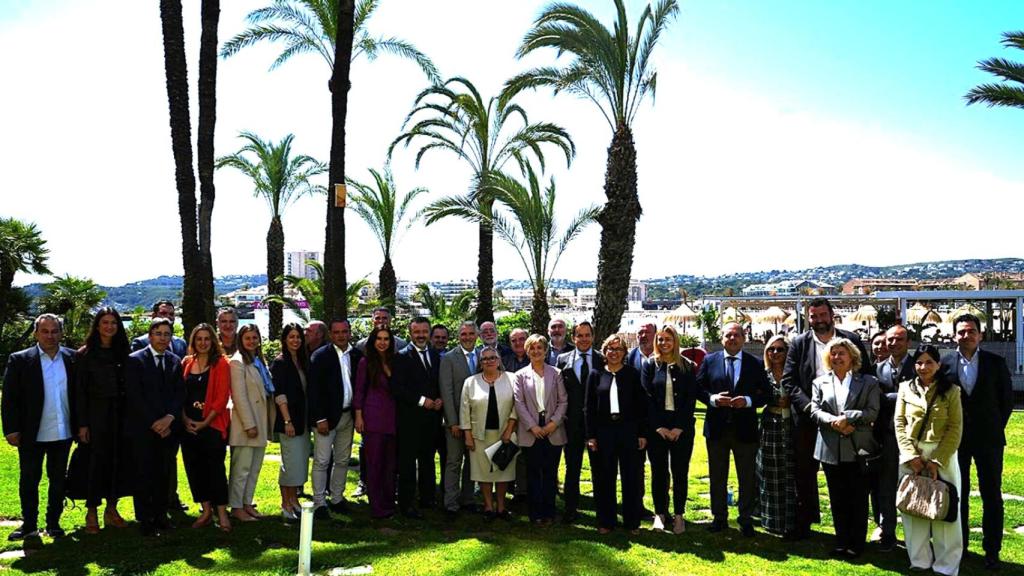 La consellera de Turismo, marián Cano, en Xàbia, en la presentación del estudio Impactur.
