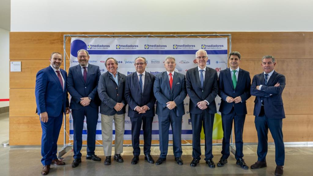 Presentación institucional del Colegio de Mediadores de Seguros de Castilla-La Mancha. Foto: JCCM. 