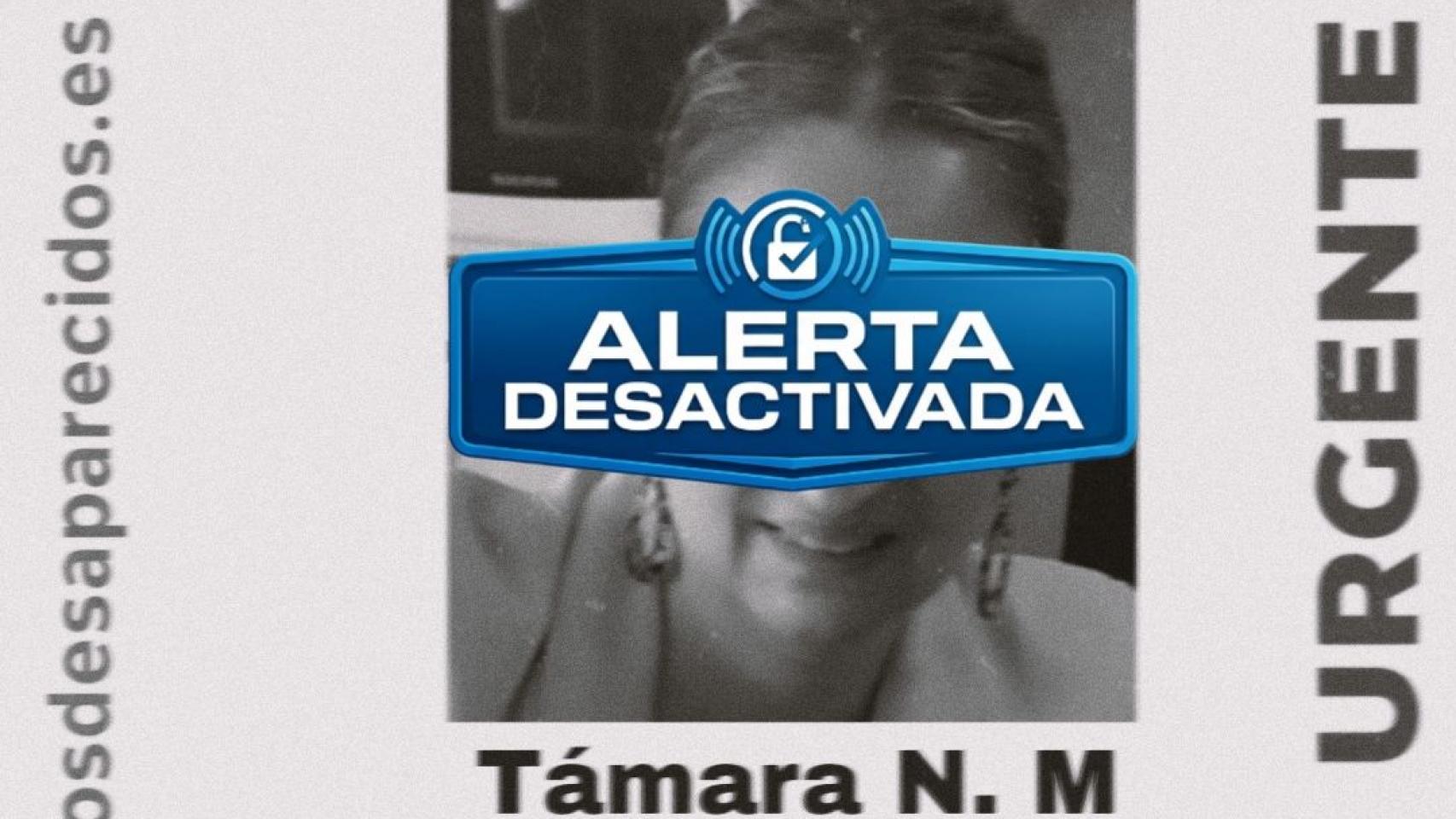 Alerta por Tamara N.M. desactivada