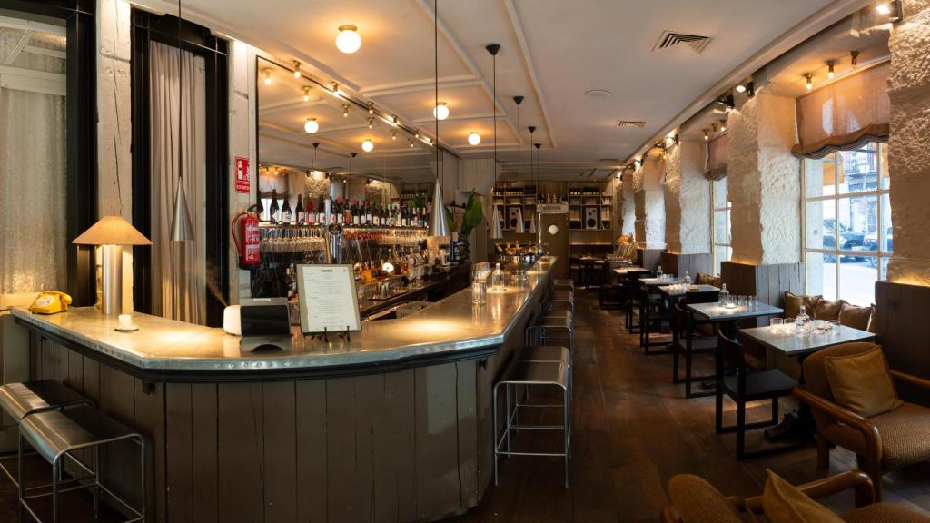 El interior del restaurante.