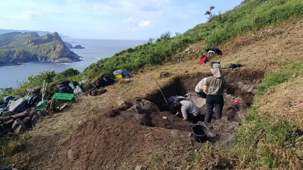 El castro de las islas Cíes estuvo ocupado desde la época castrexa hasta la Edad Media
