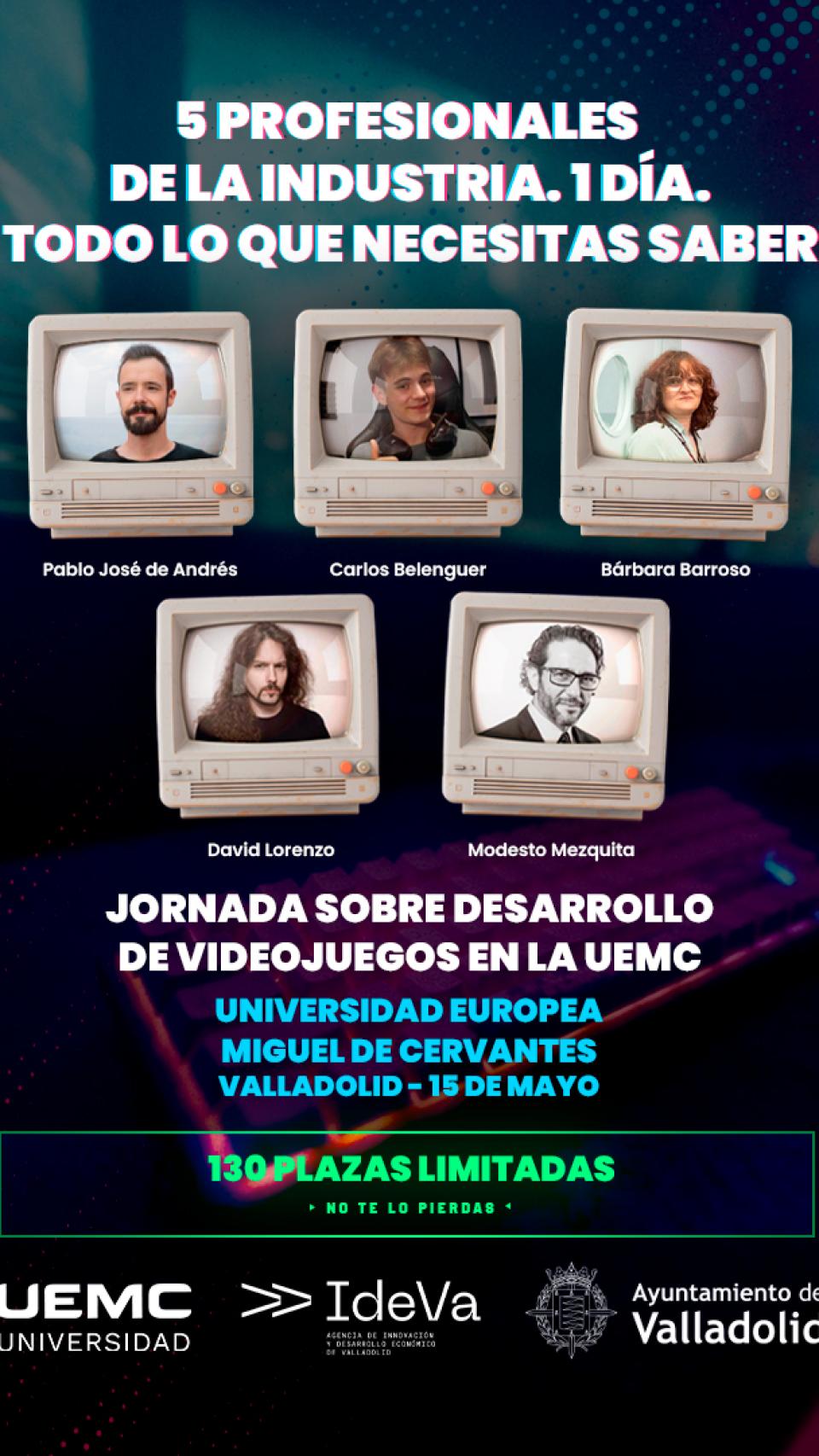 Cartel de las jornadas en la UEMC.