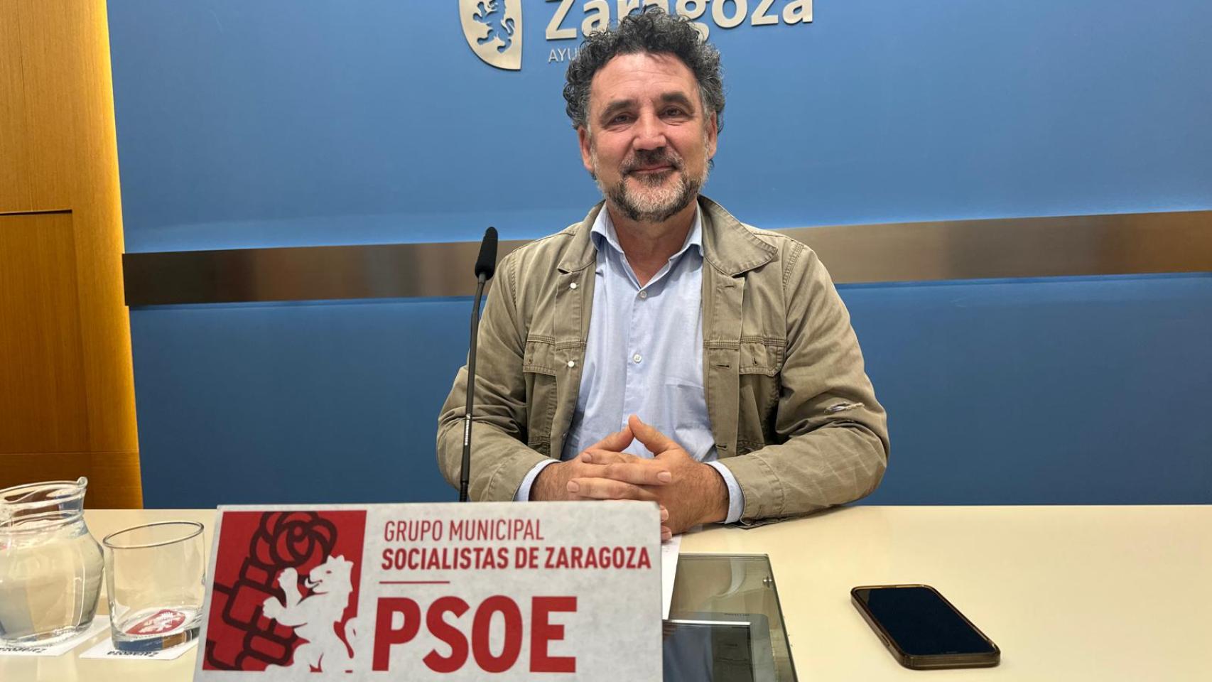 Paco Galán, concejal del PSOE en el Ayuntamiento de Zaragoza.