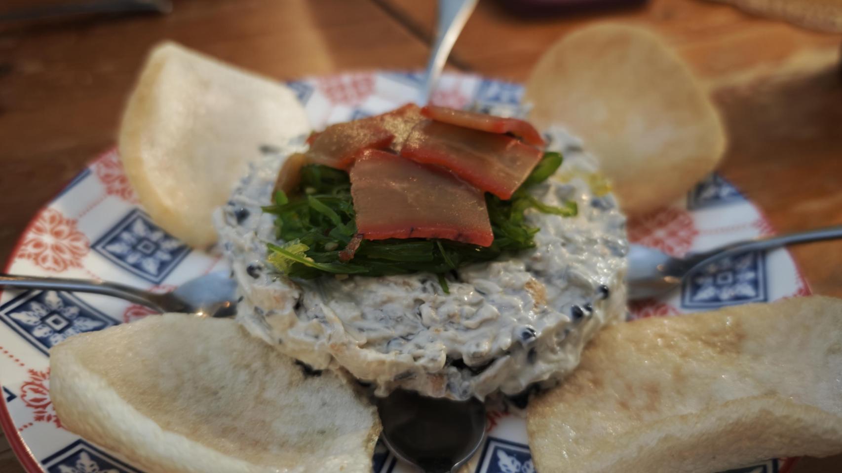 Una de las tapas participantes en el concurso de Cuaresma de Alicante.