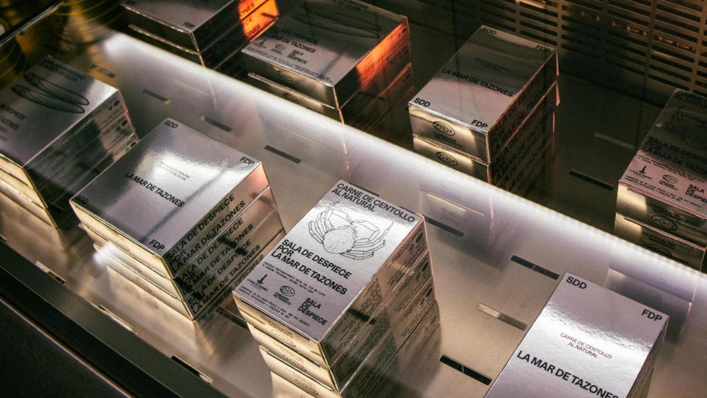 El packaging de la coleccion de conservas FDP x LMDT.