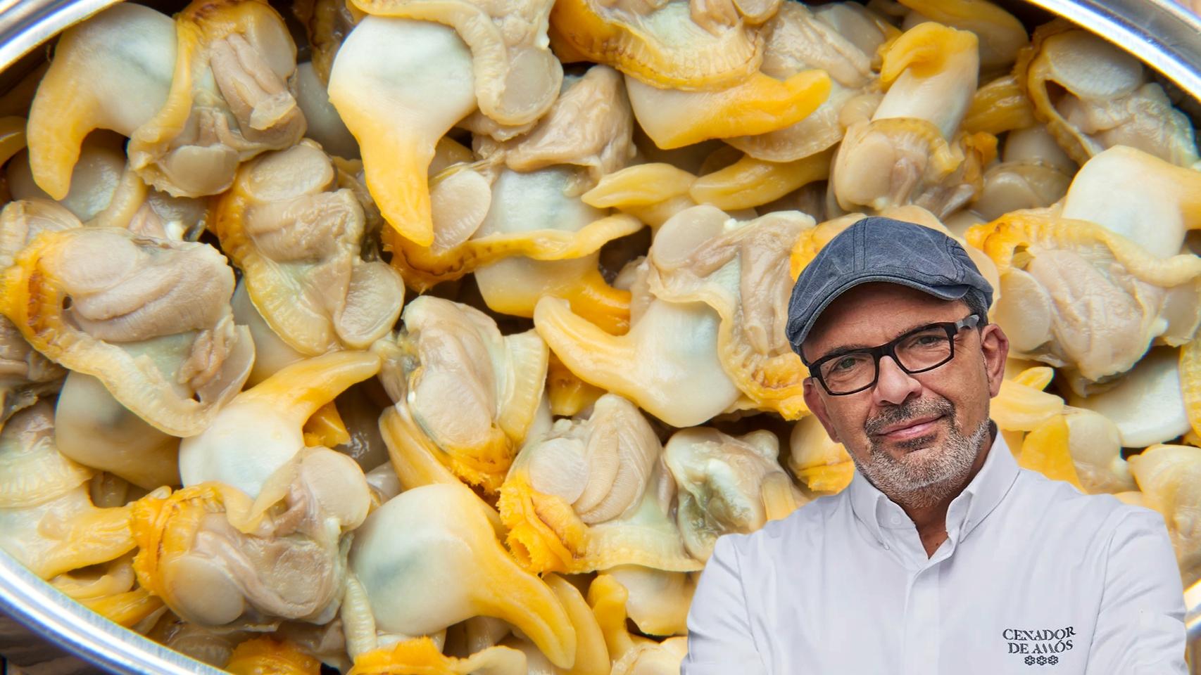 El chef Jesús Sánchez en un montaje de El Español