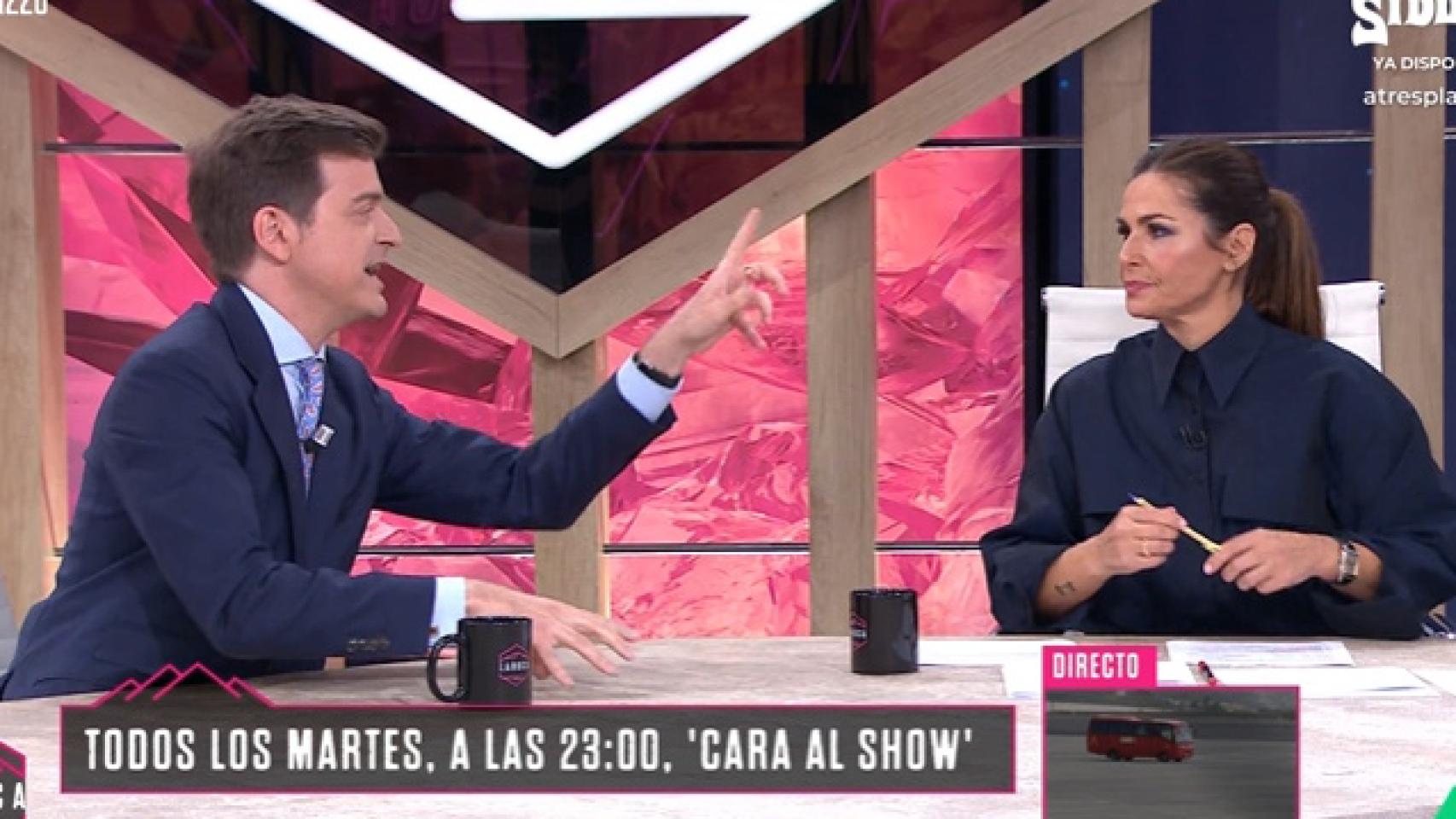 Marc Giró y Nuria Roca este pasado domingo en 'La Roca'.
