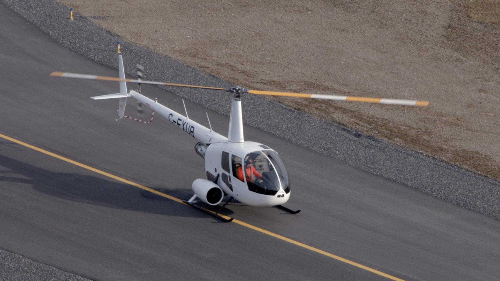 El helicóptero modificado con pilas de combustible de hidrógeno