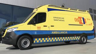 Una ambulancia de Urxencias Sanitarias de Galicia. 