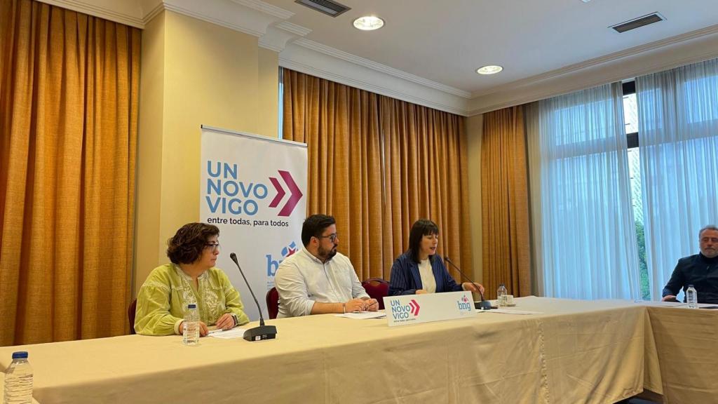 Presentación de la candidatura del BNG en Vigo.