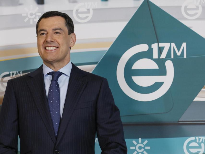 Juanma Moreno, candidato a la presidencia de la Junta de Andalucía.