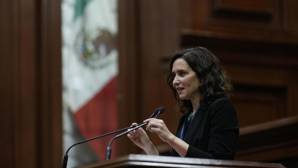 La presidenta de la Comunidad de Madrid, Isabel Díaz Ayuso, visita el Congreso del Estado de Aguascalientes (México), a 6 de mayo de 2026, donde ha recibido la Medalla de la Libertad.