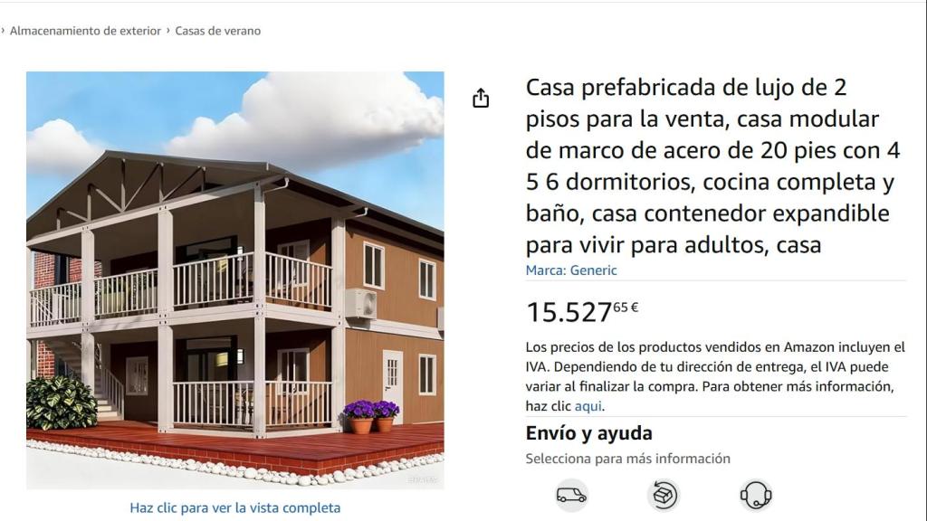 Casa prefabricada de lujo.