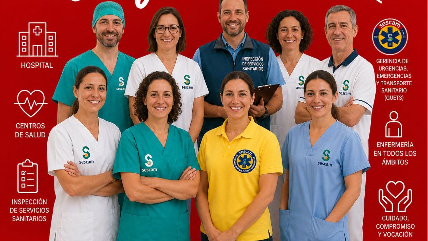 Cartel del Día de la Enfermería de UGT. 