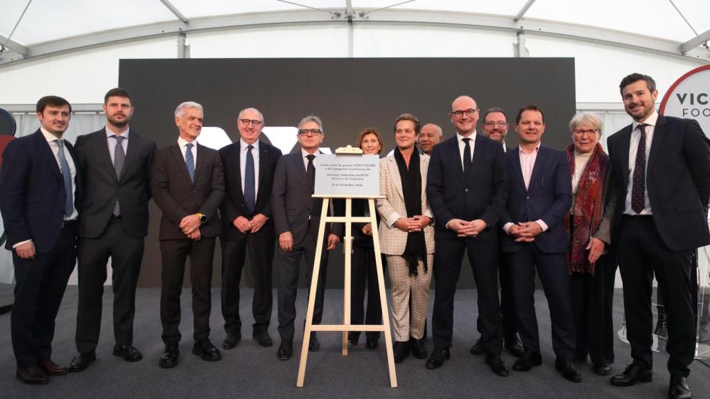 Inauguración de la planta producción de Francia.