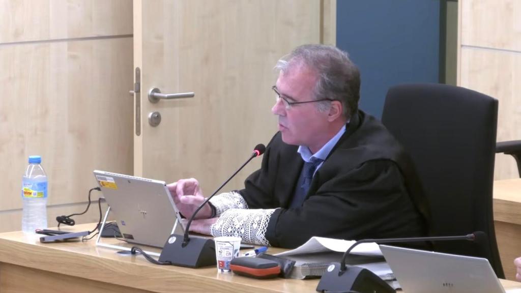 El fiscal anticorrupción Fernando Bermejo, este martes, en la Audiencia Nacional.