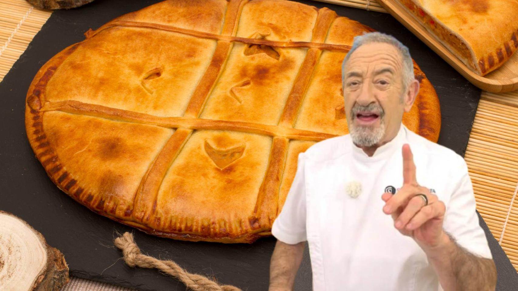 Así prepara Karlos Arguiñano la empanada de pollo y champiñones